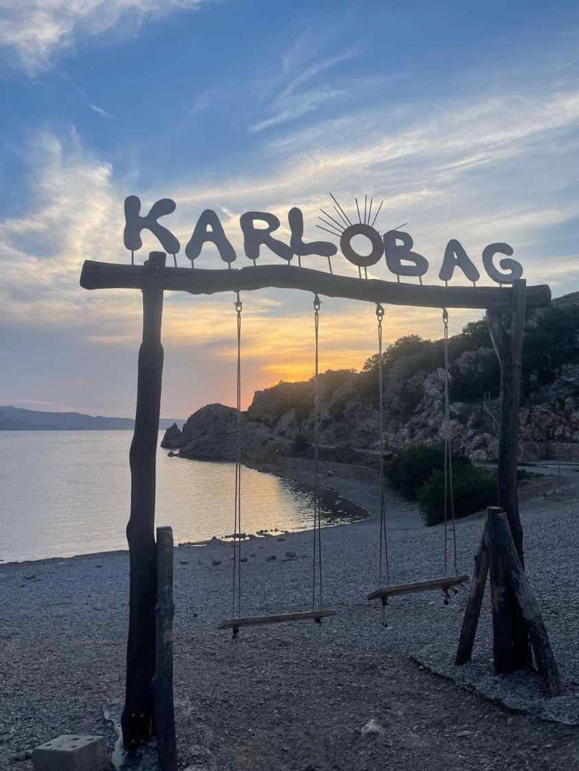Apartments Happy Day Karlobag Exterior foto