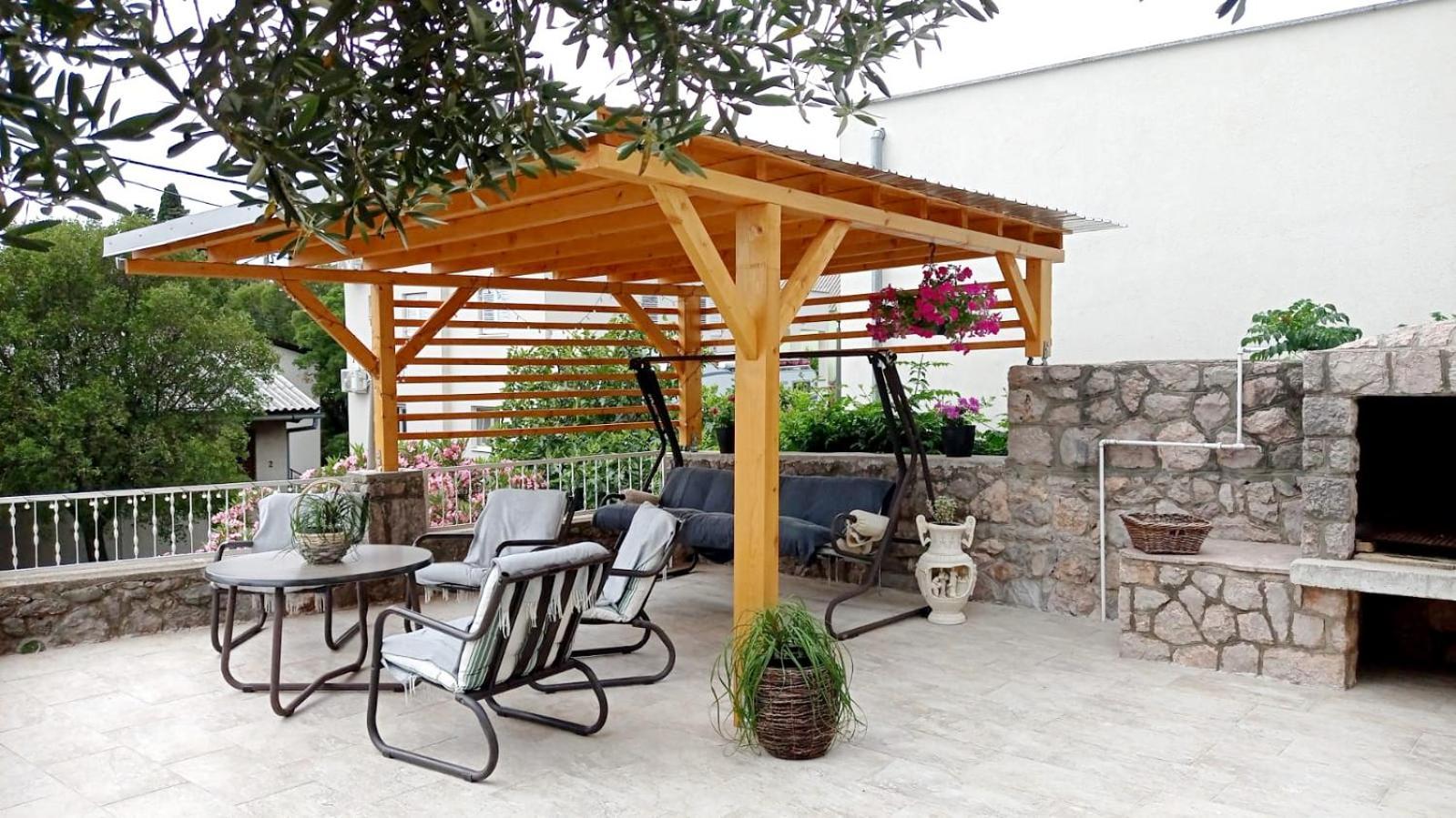 Apartments Happy Day Karlobag Exterior foto